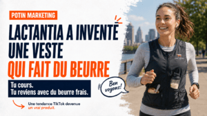 Article Potins Marketing : Lactantia et la veste qui baratte le beurre en courant