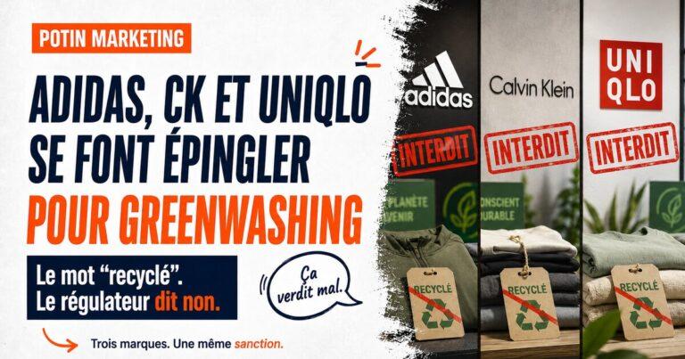 Adidas, Calvin Klein et Uniqlo se sont fait bannir le même jour au UK. Pour la même menterie.