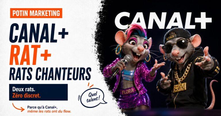 Canal+ fait CHANTER des rats pour vendre ses abonnements étudiants. Et ça marche.