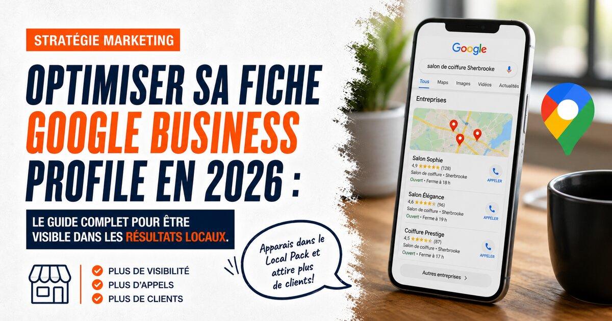 Telephone affichant une recherche Google avec Local Pack pour un salon de coiffure.
