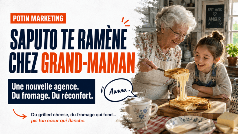 Saputo s’est trouvé une nouvelle agence et la pub te ramène direct dans la cuisine de ta grand-mère