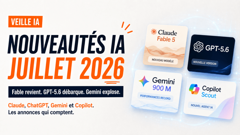 Nouvelles IA juillet 2026 : Fable revient, GPT-5.6 débarque, ça brasse!