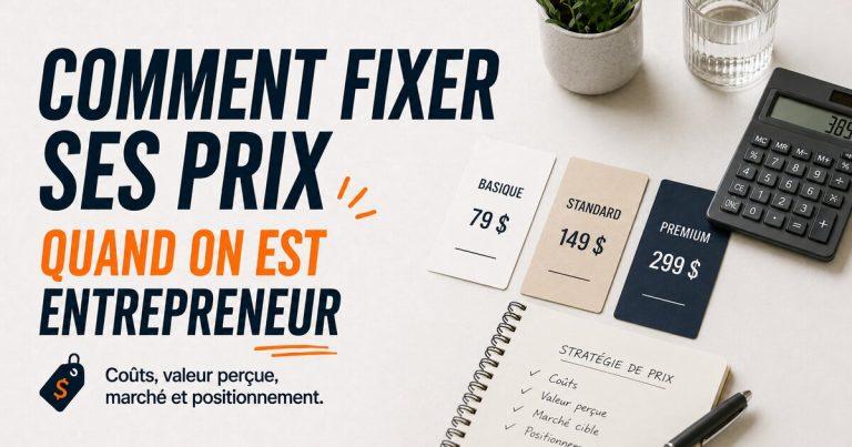 Comment fixer ses prix quand on est entrepreneur (le guide définitif)