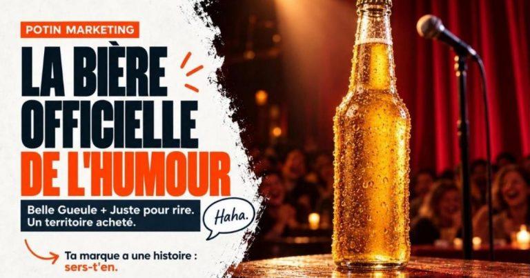 Belle Gueule s&rsquo;auto-proclame bière officielle de l&rsquo;humour au Québec