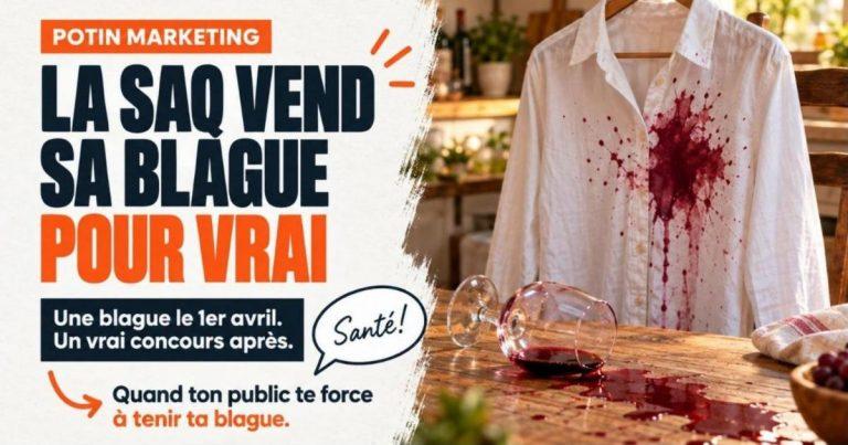 La SAQ invente un poisson d’avril tellement bon qu’elle le vend pour vrai