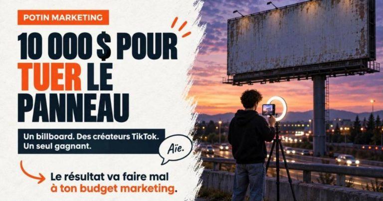 Un ado de 16 ans dépense 10 000 $ pour prouver que les panneaux publicitaires sont morts
